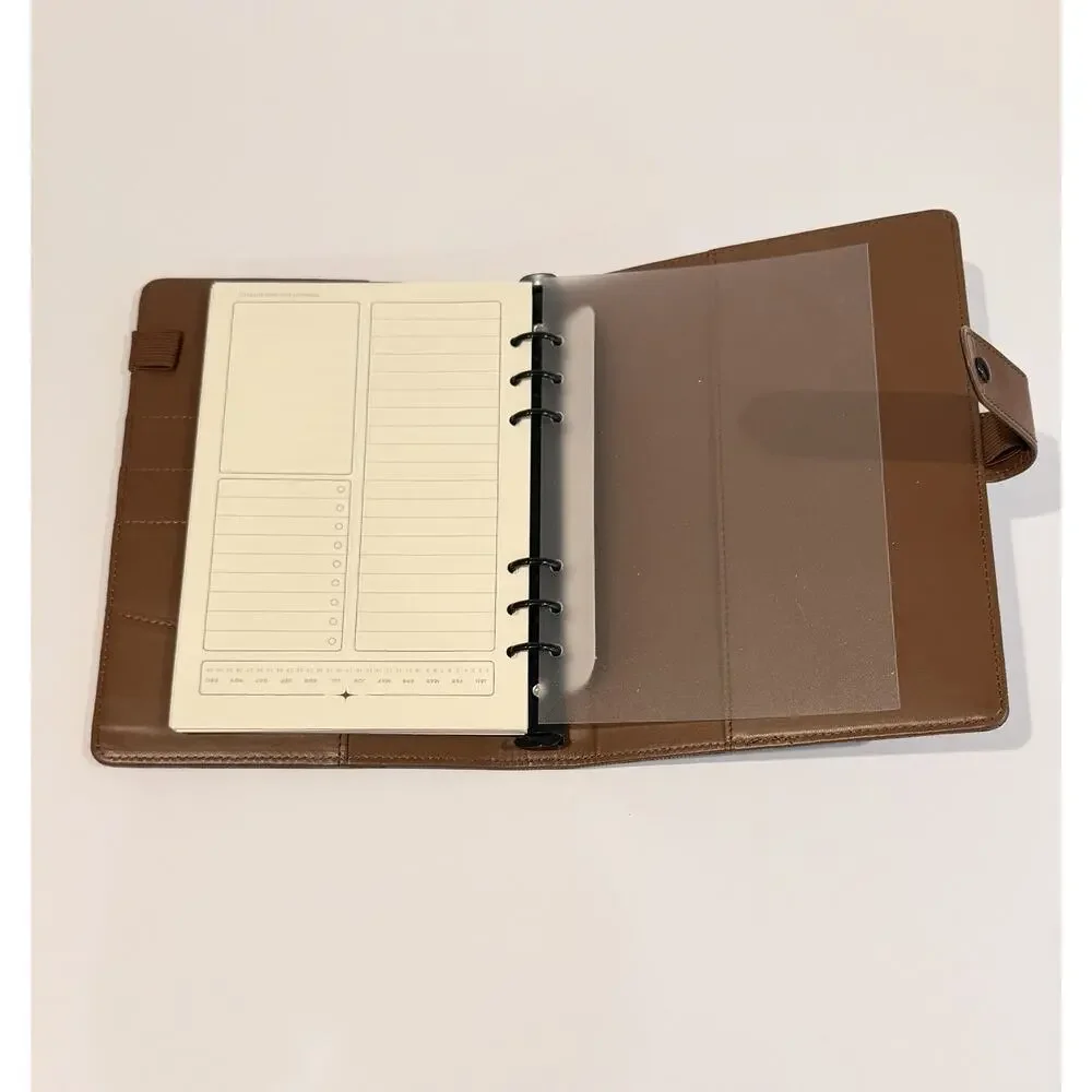 Daily Ritmo A5 Daily Planner Gray Black Checkered - New Without Box